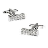 Men\'s Fashion Silver Alloy French Shirt Cufflinks (1-Pair)