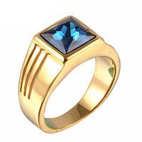 Men\'s Fashion Vintage Personality 316L Titanium Steel Engraved Gem Statement Rings Casual/Daily Accessory Christmas Gifts