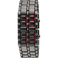 Men\'s Watch Lava Style Red LED Digital Calendar Wrist Watch Cool Watch Unique Watch Fashion Watch