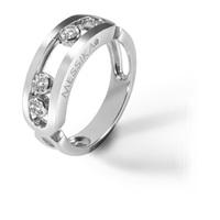 Messika Move Classique Diamond Set Ring in 18ct White Gold