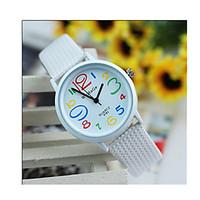 mens womens sport watch quartz plastic band vintage black white red pi ...