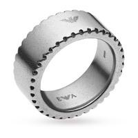 Men\'s Armani Stainless Steel Ring - Ring Size U