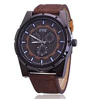 Men\'s Denim Canvas Compass Quartz Watch Wrist Watch Cool Watch Unique Watch