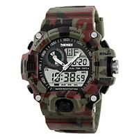 Men\'s Women\'s Sport Watch Military Watch Wrist watch Digital WatchLED LCD Calendar Water Resistant / Water Proof Dual Time Zones Alarm