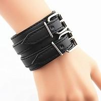 Men\'s Fashion Leisure Wide Leather Bracelet Christmas Gifts