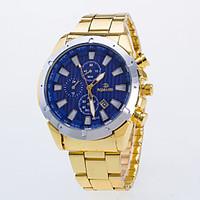 Men\'s Dress Watch / Quartz Alloy Band Casual Gold