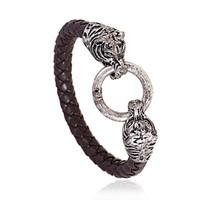 mens leather bracelet wrap bracelet jewelry natural fashion leather al ...