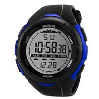 Men\'s Sport Watch Digital Watch Chinese Digital Silicone Band Black