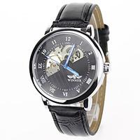 Men\'s Women\'s Unisex Sport Watch Dress Watch Fashion Watch Wrist watch Mechanical Watch Mechanical manual-winding Genuine Leather Band