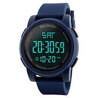 Men\'s Sport Watch Digital Watch Digital LCD Calendar Water Resistant / Water Proof Dual Time Zones Alarm Stopwatch