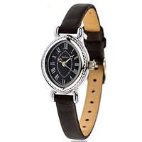 Men\'s Fashion Watch Quartz Calendar Water Resistant / Water Proof Leather Band Casual Black Brown Gold
