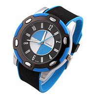 Men\'s Fashion Style Silicone Tape Quartz Analog watch Cool Watch Unique Watch
