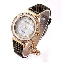 Men\'s Women\'s Unisex Sport Watch Fashion Watch Wrist watch Quartz Genuine Leather Band Casual Multi-Colored