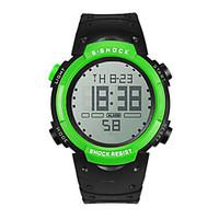 mens sport watch digital watch chinese digital silicone band black