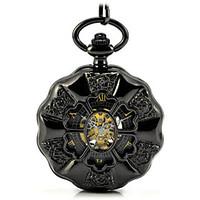 mens skeleton watch pocket watch mechanical watch quartz mechanical ma ...