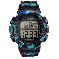 Men\'s Sport Watch Digital Watch Chinese Digital Silicone Band Black