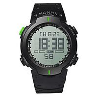 Men\'s Sport Watch Digital Watch Chinese Digital Silicone Band Black