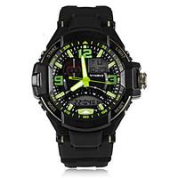 mens fashion watch digital watch digital rubber band black