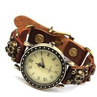 Men\'s Retro Simplicity Leather Bracelet Watch Cool Watch Unique Watch