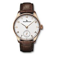 Men\'s Fashion Watch Quartz Leather Band Black