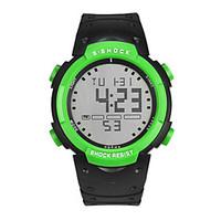 mens sport watch digital watch chinese digital silicone band black