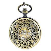 mens skeleton watch pocket watch mechanical watch quartz mechanical ma ...