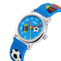 Men\'s Women\'s Unisex Sport Watch Dress Watch Skeleton Watch Fashion Watch Wrist watch Quartz Silicone Band Charm Casual Multi-Colored