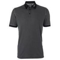 Mens SS Industrial Jaquard Polo - Caviar