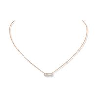 Messika 18ct Rose Gold Move Classique Uno Necklace