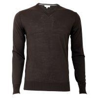 Merino V-Neck Sweater - Black