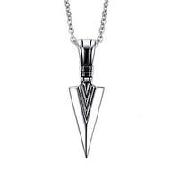 Men\'s Pendant Necklaces Pendants Stainless Steel Titanium Steel Fashion Silver Jewelry Daily Casual 1pc