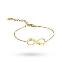 Message by Merci Maman Always & Forever Gold Plated Bracelet