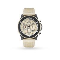 Mens Bulova Marine Star Duramic Cream Chronograph Watch