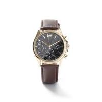 Mens Brown Leather Watch, Brown