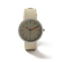 Mens Cream Rubberised Watch*, Cream