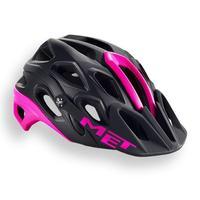 Met Lupo Black & Fuchsia Helmet