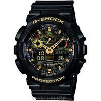 Mens Casio G-Shock Alarm Chronograph Watch GA-100CF-1A9ER