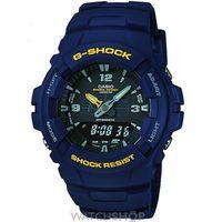 Mens Casio G-Shock Antimagnetic Alarm Chronograph Watch G-100-2BVMUR