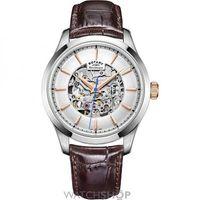 mens rotary mecanique skeleton automatic watch gs0503206