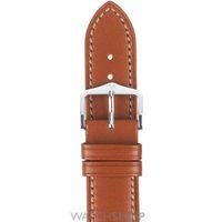 Mens Hirsch Stainless Steel Kent Artisan 120mm/80mm Calf Leather Strap Size 20mm 01002070-2-20