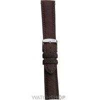 Mens Morellato Stainless Steel Tintoretto Dark Brown Deer Leather Strap 20mm A01U3221767030CR20