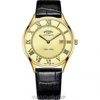 mens rotary swiss made ultra slim quartz watch gs9080303