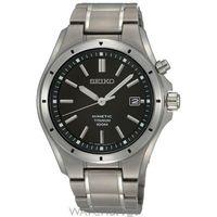 Mens Seiko Titanium Kinetic Watch SKA493P1