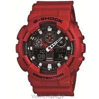 Mens Casio G-Shock Alarm Chronograph Watch GA-100B-4AER