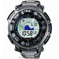 Mens Casio Pro Trek Titanium Alarm Chronograph Radio Controlled Watch PRW-2500T-7ER