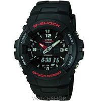 Mens Casio G-Shock Antimagnetic Alarm Chronograph Watch G-100-1BVMUR