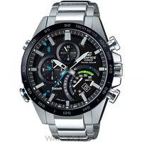 Mens Casio Edifice Bluetooth World Traveller Alarm Chronograph Solar Powered Watch EQB-501XDB-1AER