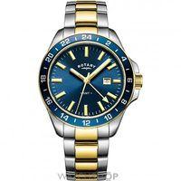 mens rotary havana gmt quartz watch gb0508205