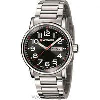 mens wenger attitude day date watch 010341104