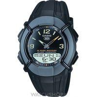 mens casio heavy duty combination alarm chronograph watch hdc 600 1bve ...
